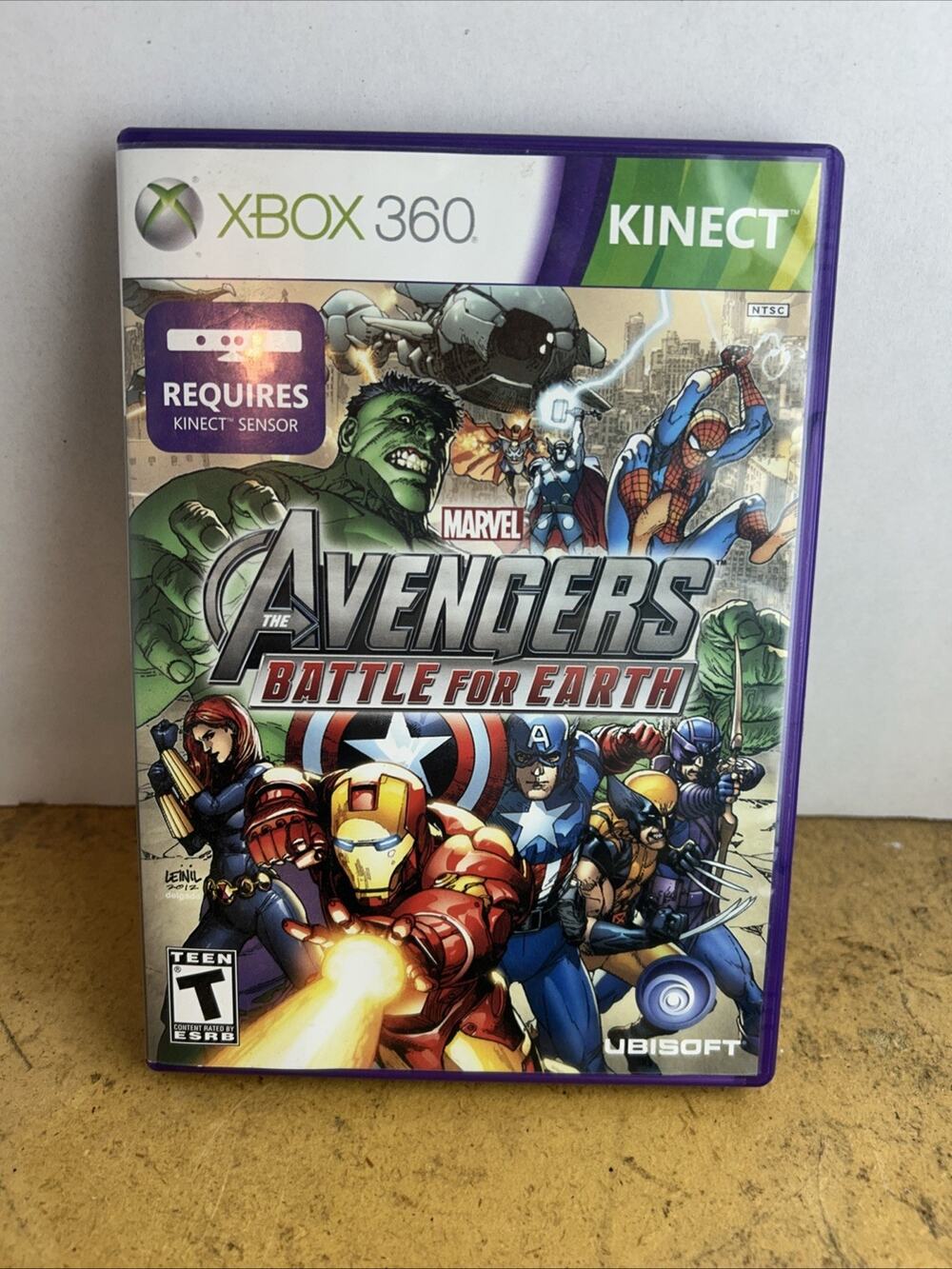 Marvel Avengers Battle for Earth Xbox 360 Kinect Game Ubisoft